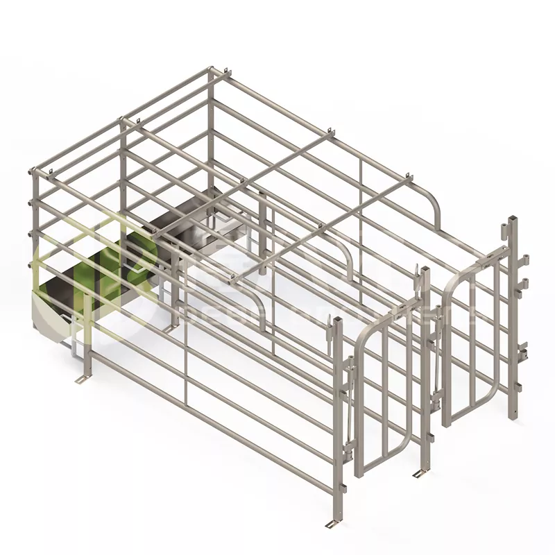 বিস্তৃত স্প্যানিশ ফ্রি-অ্যাক্সেস পিগ স্টল